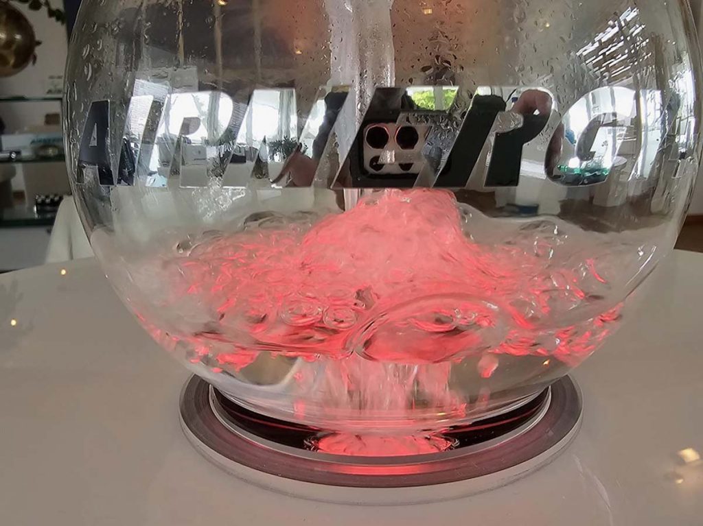 Airnergy Avant Garde Farbflasche Ambientelicht Sprudel 6